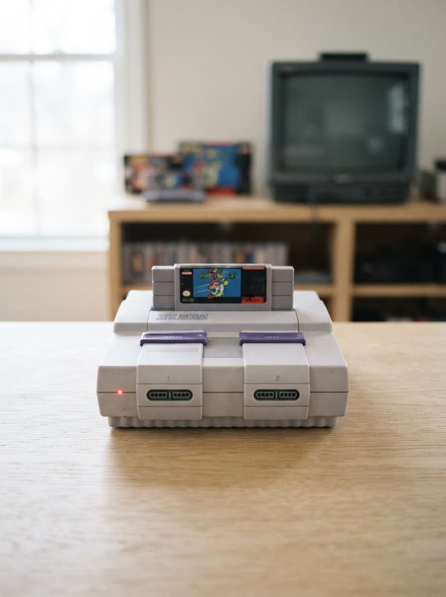 Foto de referência do desejo: Super Nintendo